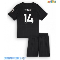 Camisa de time de futebol Tottenham Hotspur Archie Gray #14 Replicas 2º Equipamento Infantil 2025-26 Manga Curta (+ Calças curtas)